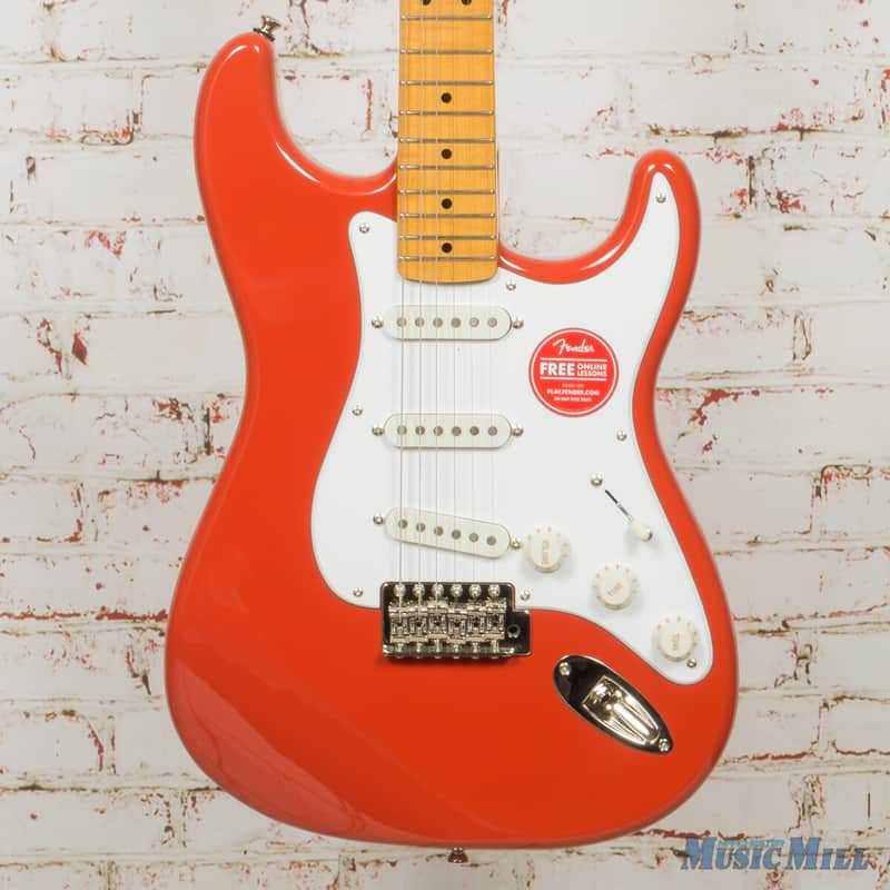 Squier Classic Vibe '50s Stratocaster, Maple Fingerboard, Fiesta Red image 1
