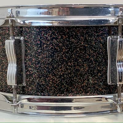 Ludwig 12x18"/8x12"/14x14"Jazzette w/ 5x14" Jazz Fest - Finest known. VIDEO. Rare Black Galaxy image 21