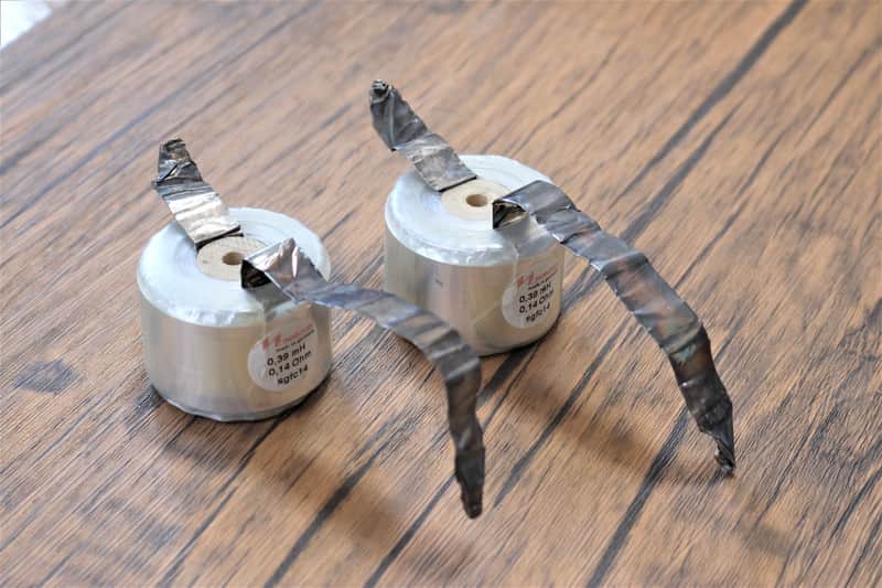 Mundorf Silver Gold Foil Inductors SGFC14 0.39mH x2pcs　List price €6000 image 1