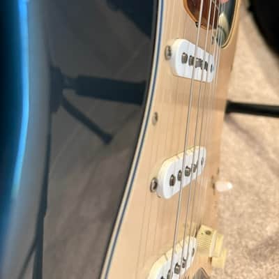 Fender Limited Edition John Mayer Stratocaster - Charcoal Frost Metallic with Racing Stripe 1/100 image 5
