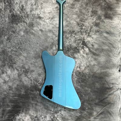 1976 Gibson Thunderbird Bass - Aged Pelham Blue Restoration image 4