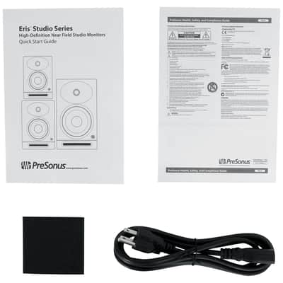 2) Presonus Eris Studio 5 Powered Active 5" Studio Monitors Speakers+Headphones image 6