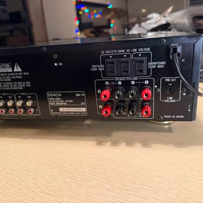 DENON PMA-720 Stereo Amplifier Optical class A Tested Works Great Good Power🎶🔥 image 10