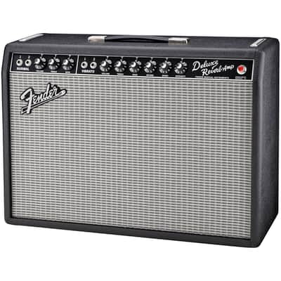 Fender '65 Deluxe Reverb Vintage Reissue Guitar Combo Amp, Black, Open Box (Like New) image 2
