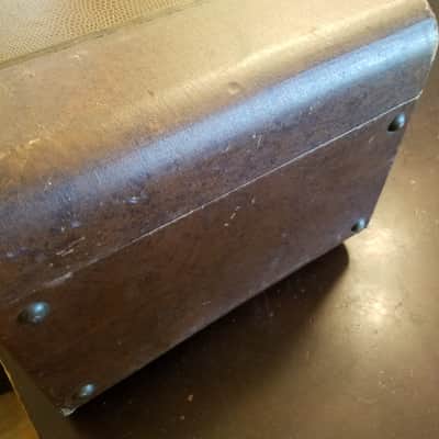 Revere T100 6V6 mono tube amp project 5x7 speaker case leather handle 1950 image 8