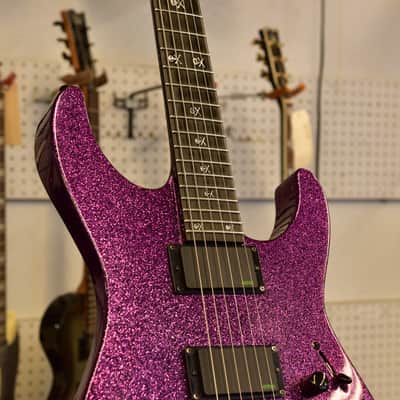 ESP LTD Kirk Hammett Signature Electric Guitar w/case KH-602 in Purple Sparkle image 4