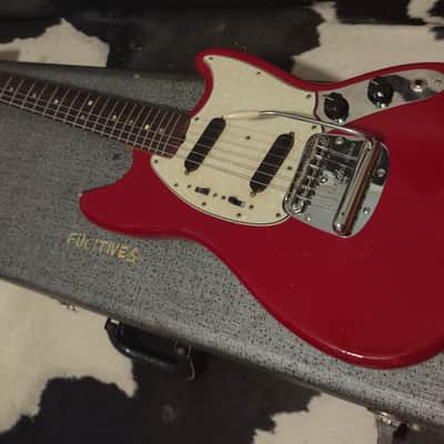 1966 Fender Mustang- Dakota Red- With Original Case & Tremolo Bar! Very Cool! image 17