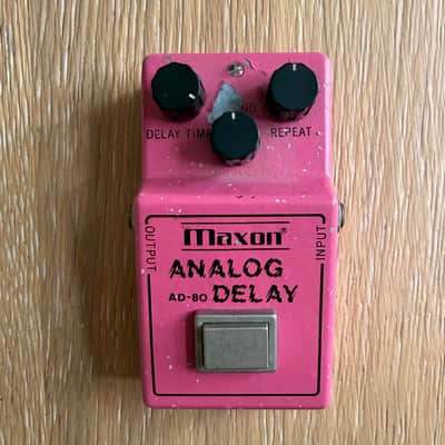 Maxon AD-80 Analog Delay 1980s - Pink image 2
