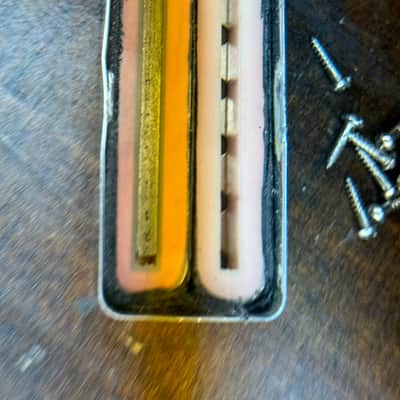 Vintage 1970s Gibson Mini Humbucker Set – Stamped Pat No. – PROJECT PAIR image 9
