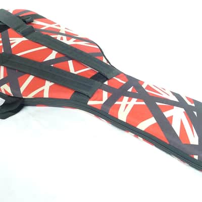 Rare Peavey EVH Wolfgang Red with Black and White Stripes Guitar Gig Bag image 9