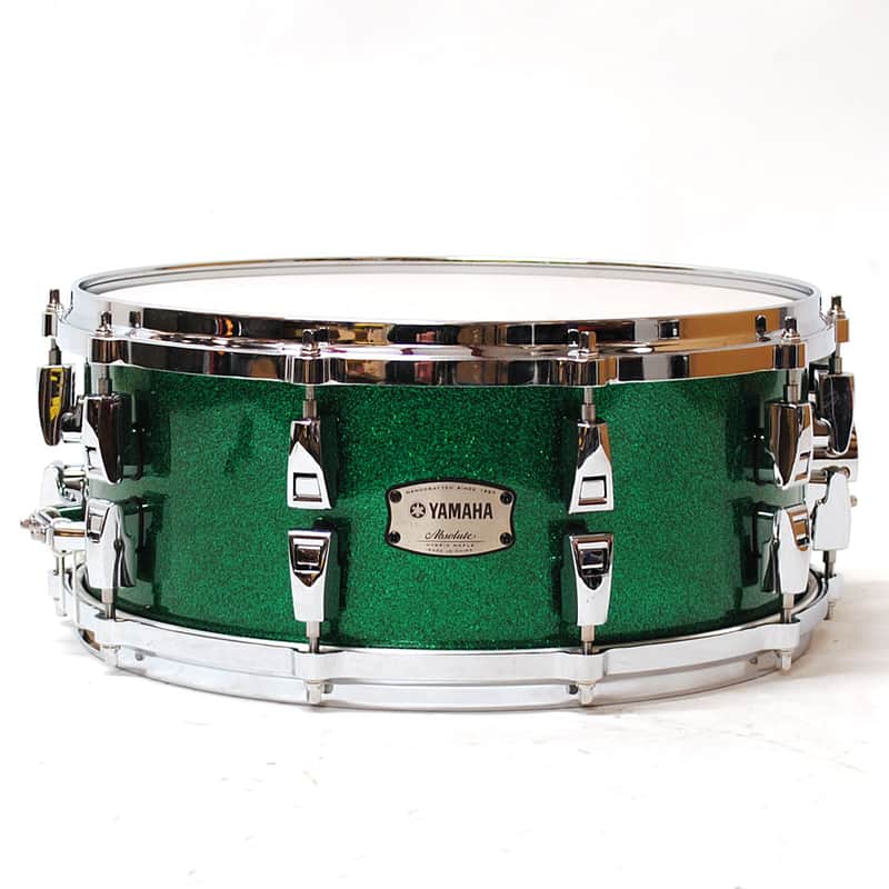 Yamaha Absolute Hybrid Maple 14x6 Snare Drum - Jade Green Sparkle - NEW (AMS-1460) image 1