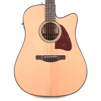 Ibanez AAD51CENT Grand Dreadnought Acoustic-Electric Guitar Natural High Gloss image 2