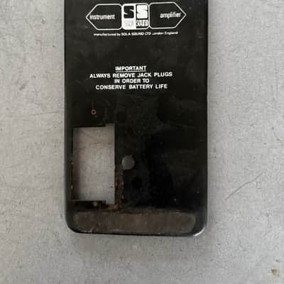 Sola Sound Tone Bender Fuzz Pedal Base Tonebender 1970 - Black image 1