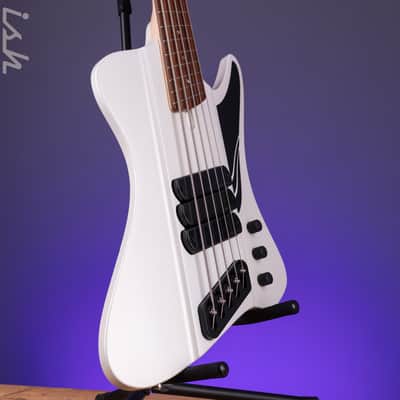 Dingwall D-Roc Standard 5-String Bass Ducati Pearl White image 3