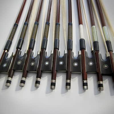 German Violin Bow High Quality 3/4 Size Circa-1900s-Brown image 5