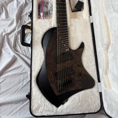 Abasi Concepts Larada Legion 8 2020 - Satin Black/Burl w/ OHSC image 3