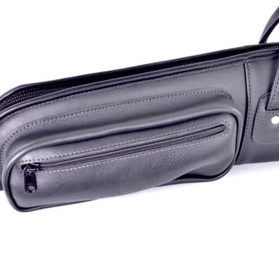 Saxophone Gig Bag - Straight Soprano Sax - Leather - Glenn Cronkhite image 3