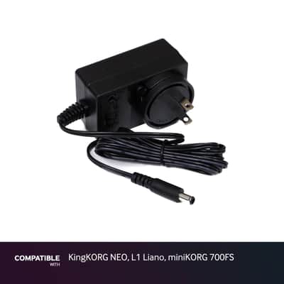 Korg Power Supply Adapter for KingKORG NEO, L1 Liano, miniKORG 700FS