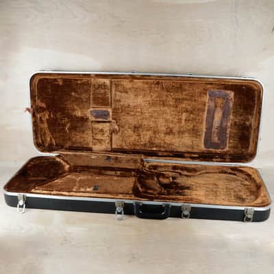 Peavey T-60 Rectangle Case Vintage Black with Orange Liner - also fits T-15, T-25. T-27, T-30, Stratocasters, Telecasters +++ image 1