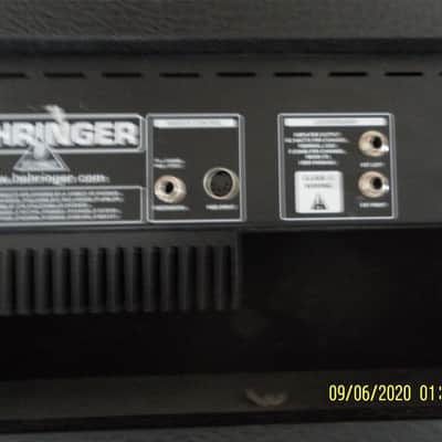 Behringer Behringer V-Tone GMX 1200H 2x60W Guitar Amp Head0 1999 Black image 16