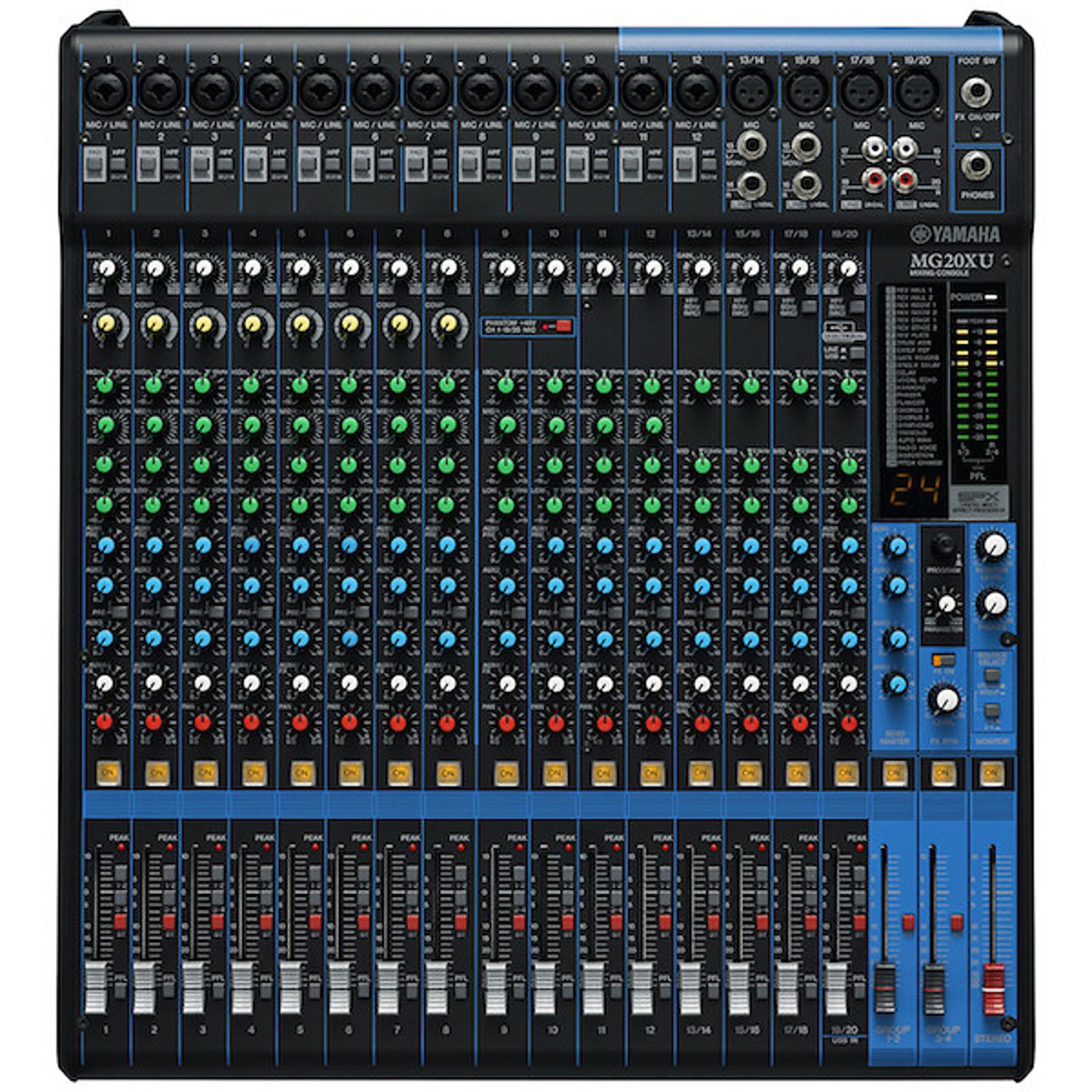 Yamaha MG20XU 20 Channel Analog Mixer | Reverb