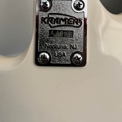 Kramer Aero Star ZX30 1984 Vintage White 6 String Electric Guitar image 7