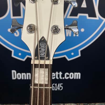 Eastwood Tom Hamilton's Aerosmith, Airline Map DLX  White "Dressing Room Bass" (#23) 2000s - White image 10