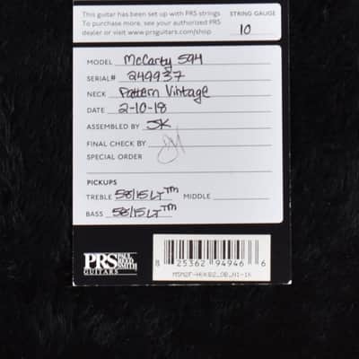 PRS Paul Reed Smith McCarty 594 Autumn Sky Pattern Vintage image 8