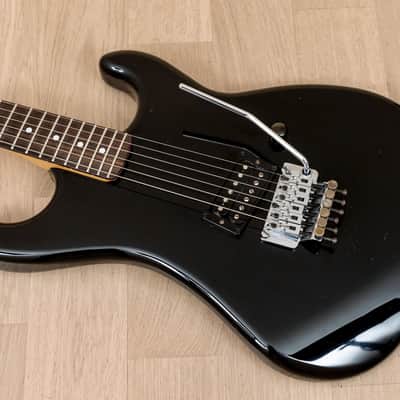 1987 Kramer Focus 1000 Vintage Superstrat Black w/ Floyd Rose
