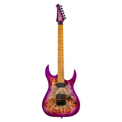 Spira S-450 TPP Electric Guitar, Transparent Purple image 3