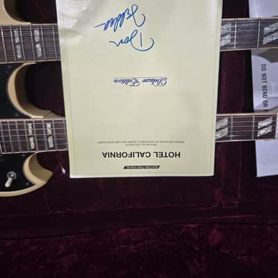 Gibson Custom Shop Don Felder "Hotel California" EDS-1275 Double Neck (Signed, Aged) 2010 - Aged White image 8