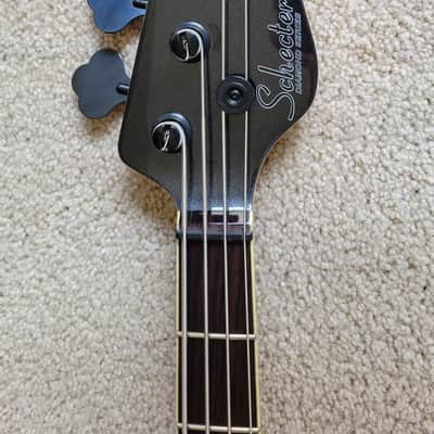 Schecter Michael Anthony Signature Bass Electric Guitar, Carbon Grey Finish, New Hard Shell Case image 4