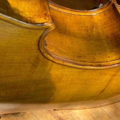 Double bass 3/4 circa 1800 3/4 swell back Pro instrument image 18