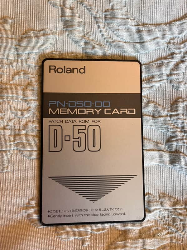 Roland D-50 Synthesizer Memory Card PN-D50-00 Patch Data ROM image 1