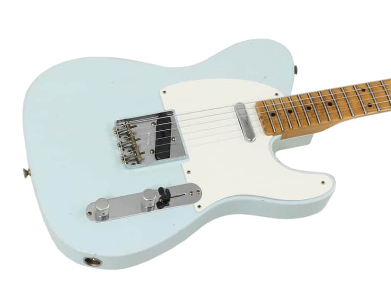 Fender Custom Shop 59 Telecaster Journeyman Aged Sonic Blue image 1
