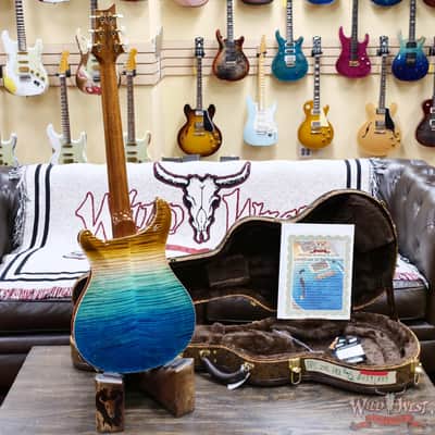 PRS Wild West Guitars 25th Anniversary Limited Run Wood Library Artist Package Hollowbody II Piezo Beach Fade (Private Stock Color) 5.50 LBS (US Only / No International Shipping) image 9