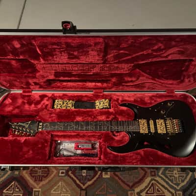 Ibanez Pia Onyx Black with matching DiMarzio Strap (2024) image 1