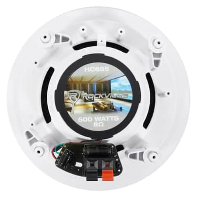 Rockville BLUAMP 100 Home Stereo Receiver Amplifier+(4) 6.5" Ceiling Speakers image 2