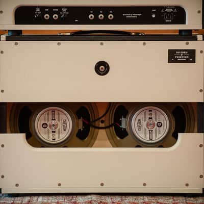 Divided by 13 BW 1969 Head w/ 2x12 Cabinet - Ivory & Black Bronco image 9