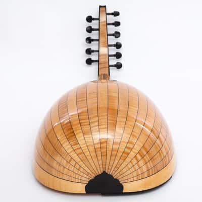 Arabic Oud Flame Maple & Cedar Top by Kamil Gul Oud instrument with free DHL express shipping image 10