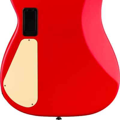Charvel Pro-Mod San Dimas Bass PJ Electric Bass IV MAH, Caramelized Maple Fingerboard, Satin Ferrari Red image 3
