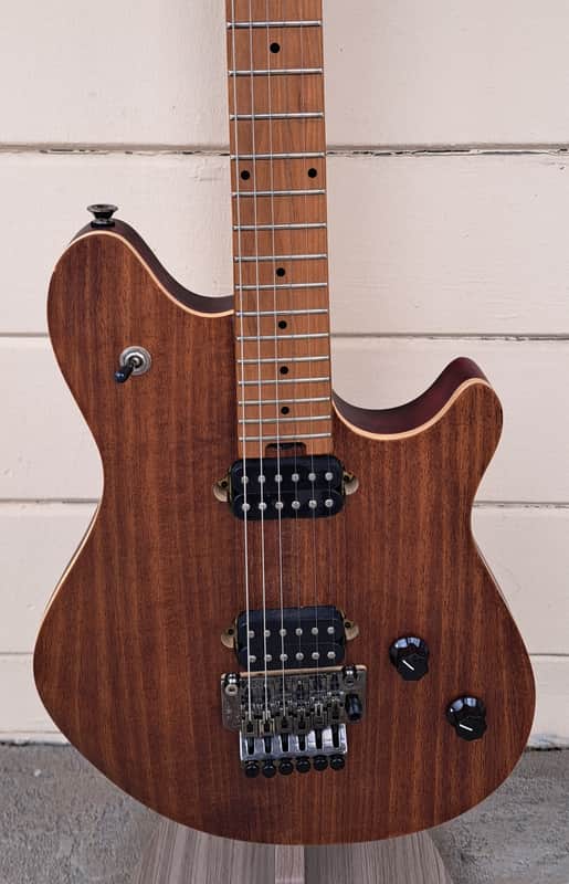 EVH WOLFGANG EXOTIC KOA FLOYD ROSE ELECTRIC GUITAR W/CASE (USED) - 2023 image 1