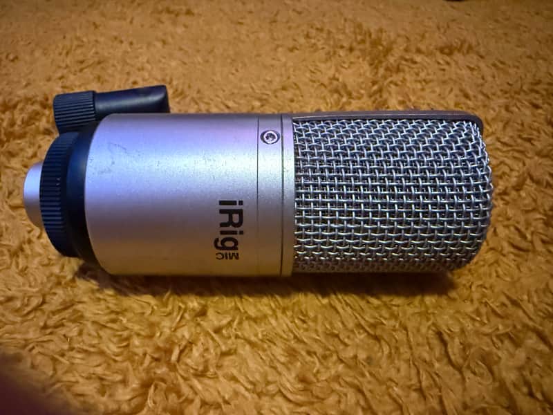 IK Multimedia iRig Mic Studio Mobile Cardioid Condenser Mic 2010s - Silver image 1