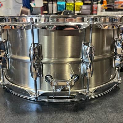 Yamaha Recording Custom RLS-1470 Stainless Steel Snare Drum 14"x7" image 5