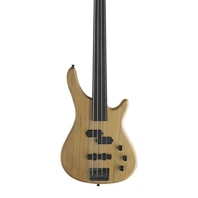 Stagg BC300FL-NS Fusion Solid Alder Body Fretless 4-String Electric Bass Guitar image 1