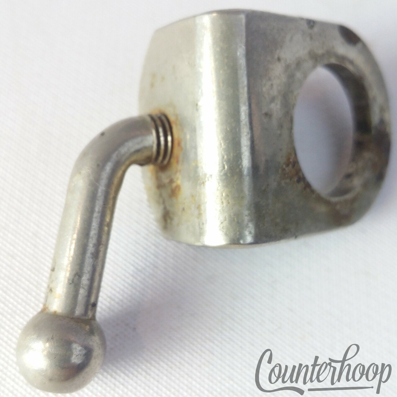 Gretsch Stand Clamp Part Ball-Tip Wing Screw Tube Section Bracket Mount Vintage — main photograph
