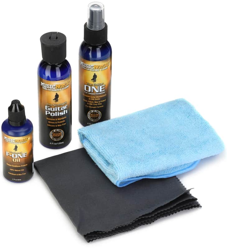 MusicNomad Premium Guitar Care System - 5-piece Kit (5-pack) Bundle image 1