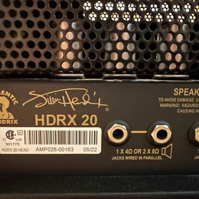 PRS HDRX 20 20W Tube Guitar Amp Head. - Black image 9