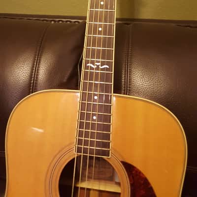 Vintage Alvarez 5022 Handmade In Japan Aged Top Acoustic Dreadnought (Martin Copy) Soft V-Neck image 10