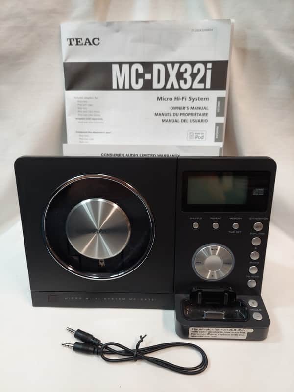 TEAC Micro Hi-Fi Main Unit MC-DX32i CD AM/FM iPod Dock *Read